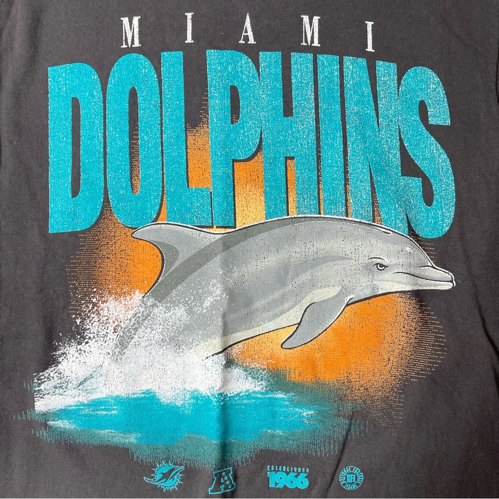 Miami Dolphins Vintage Tubular ‘47 t-shirt. Medium - Picture 2 of 4